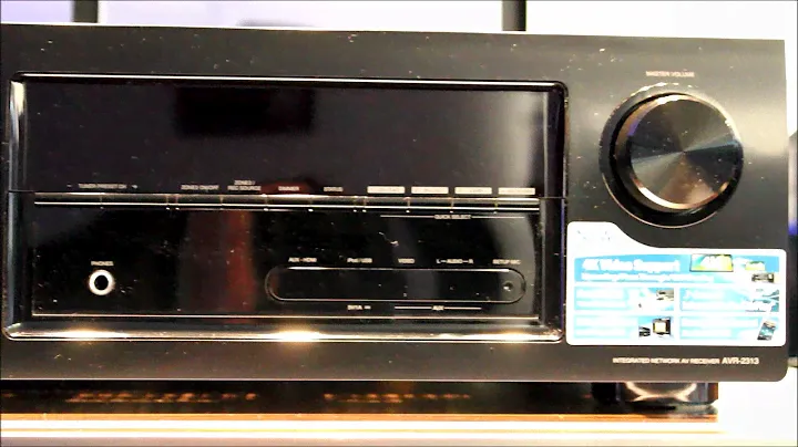 Denon AVR-2313 A/V Receiver FIRST LOOK Munich High-End