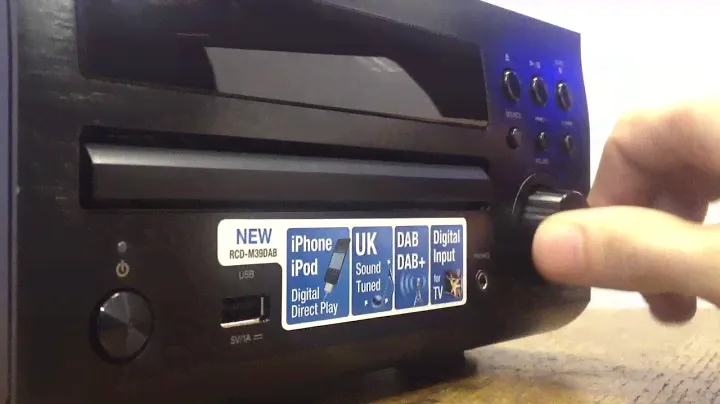 Denon RCD-M39DAB Knob Feel Review
