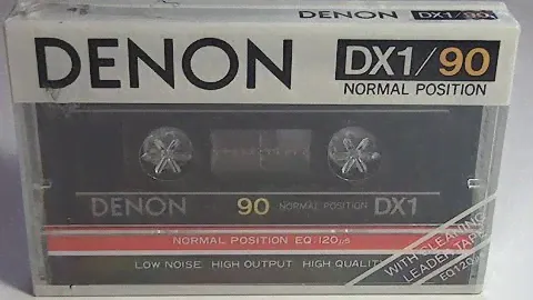 Вскрытие покажет! Denon DX/1 1981года. Молочный #audiocassete