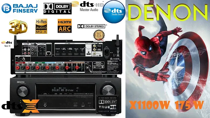 DOBLY ATMOS Upscalling Denon x1100 Bluetooth ,wifi 7.2 AVR