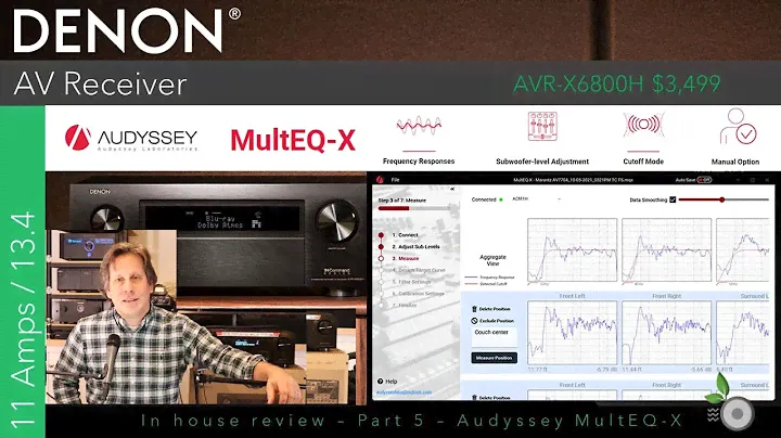 Part 5 - Denon AVR-X6800H Inhouse Review - Audyssey MultEQ-X Calibration