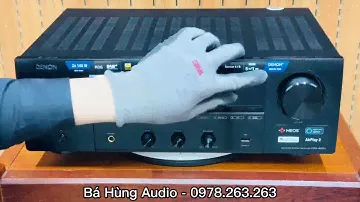 Lên sóng amply Nhật Bản có hơn 10tr mà đầy đủ tính năng, ghép tốt nhiều loại loa / Denon DRA-800H