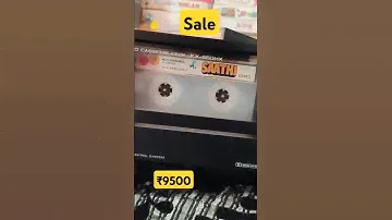 Kenwood audio cassette player price 9500₹