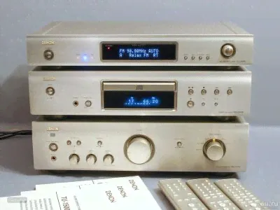 Усилитель Denon PMA-500AE, тюнер TU-1500AE, проигрыватель DCD-500AE