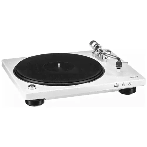 Виниловый проигрыватель Denon DP-450USB белый