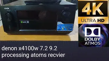 denon x4100w 7.2 9.2 processing dollby atoms avr