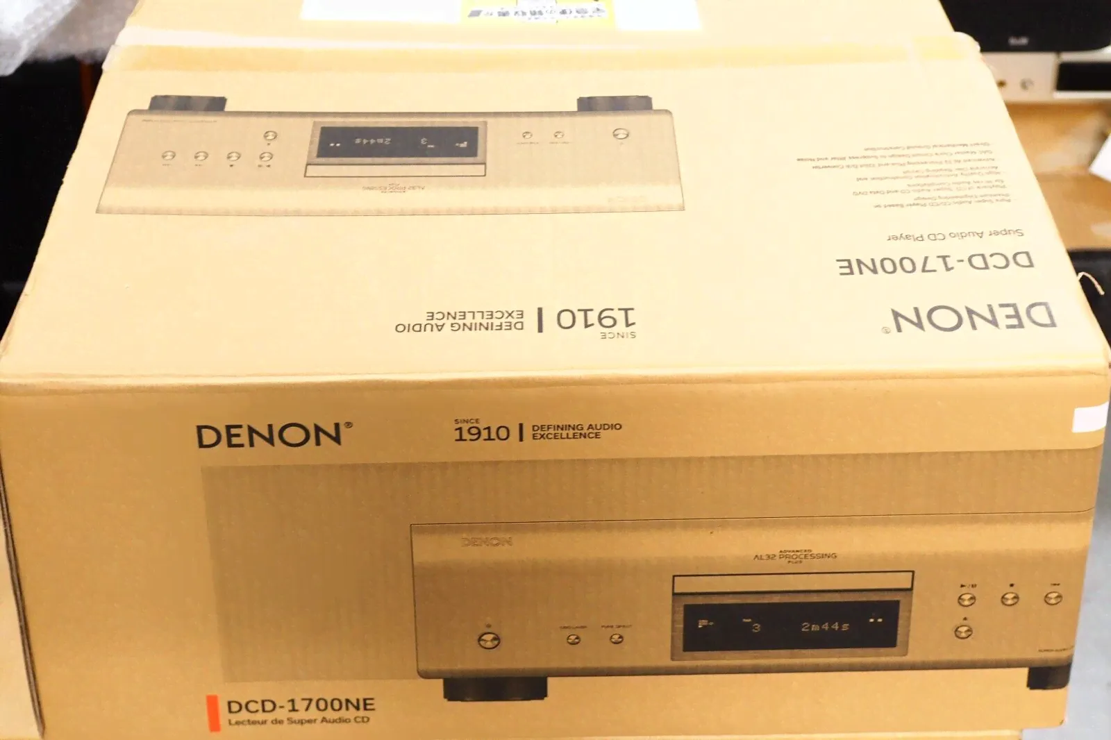 Denon DCD-1700NE CD/SACD Player with Advanced AL32 Processing Plus AC 100V New