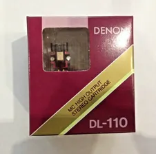 Denon DL-110 High Output MC Cartridge, Made by Denon, 100% Brand New from Japan