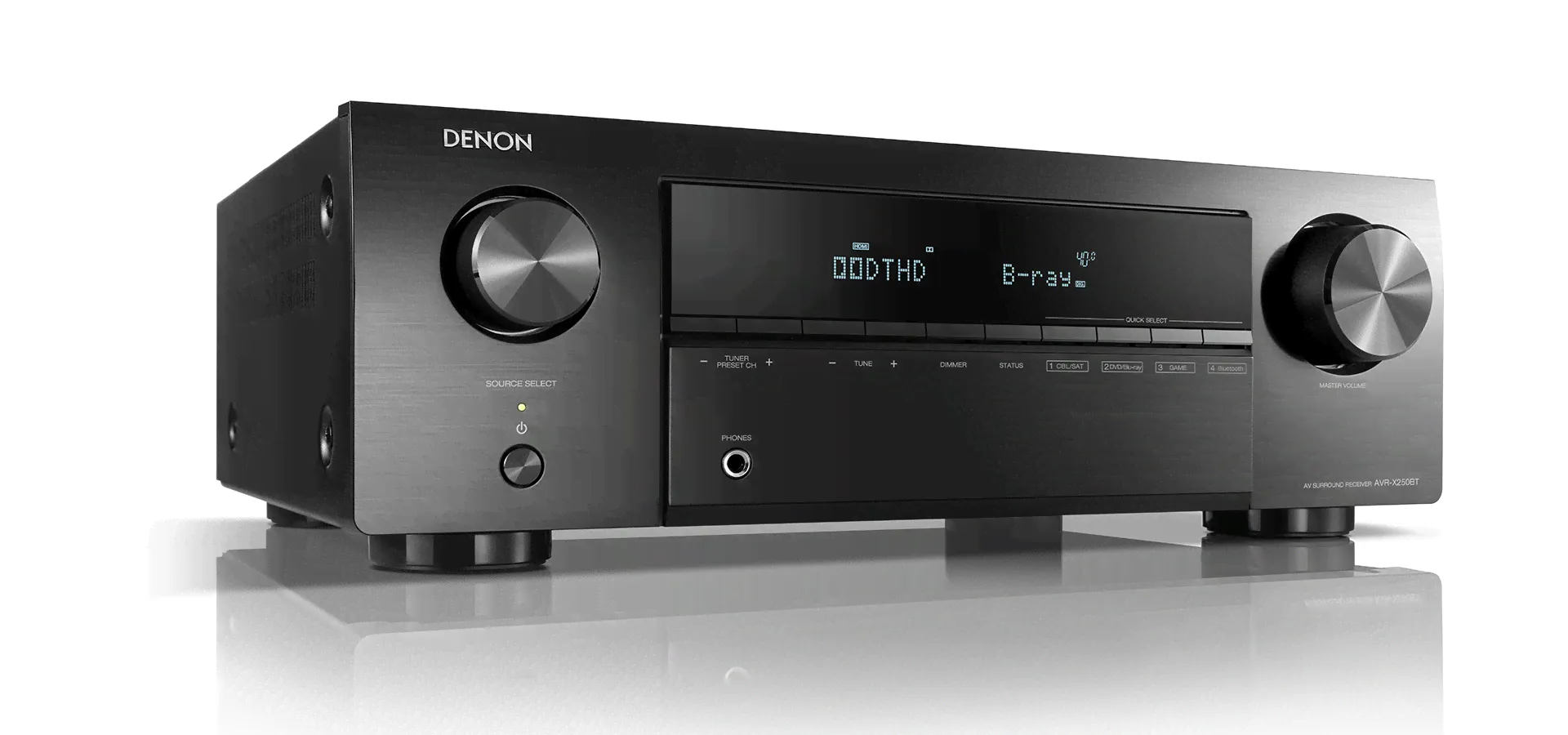 Denon AVR-X250BT-5.1 Channel AV Receiver-0