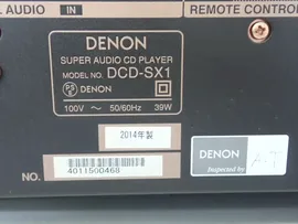 DENON DCD-SX1 Denon Denon D/A преобразователь USB-DAC установлено CD проигрыватель SACD проигрыватель пульт дистанционного управления / инструкция / оригинальная коробка прилагается рабочий товар * 66