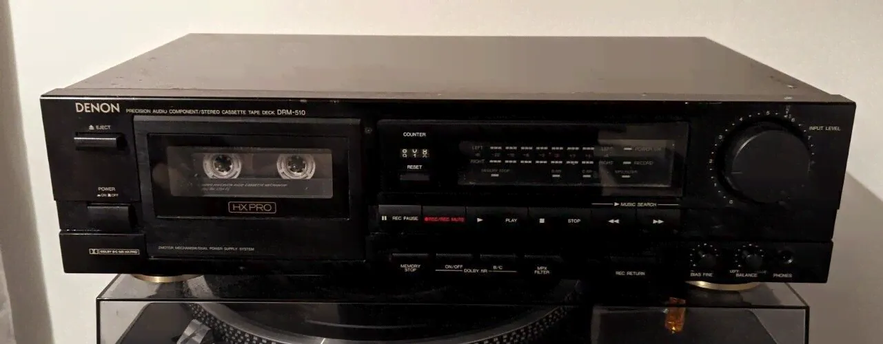 Denon DRM-510 Stereo Kassettendeck HiFi separate Komponente funktioniert-0