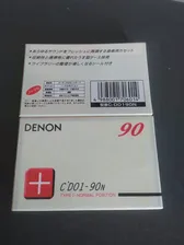🛍 Винтажная кассета DENON С DO1-90 N типа I, винтажная кассета класса 1, сделано в Китае