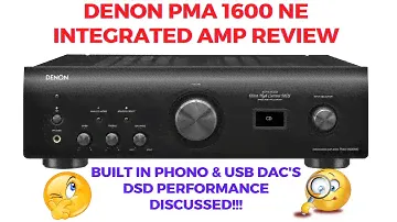 Denon PMA 1600 Integrated Amp Review | Phono & USB DAC performance discussed