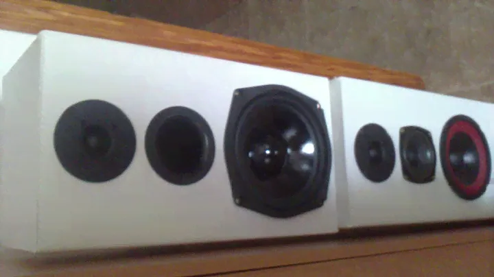 OLD VIDEO - DENON AVR-800 WITH DIY SPEAKERS :D