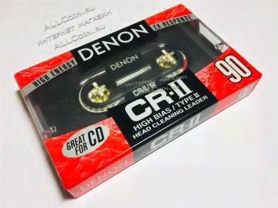 Аудио Кассета DENON CR II 90 TYPE II 1994 год. / Япония /-0