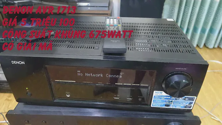 giá 5 triệu 100,ampli khủng Denon avr 1713,công suất 675watt,có giải mã