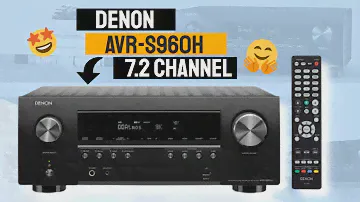 7 Channel Receiver - Denon AVR-S960H 8K Ultra HD 7.2 Channel AV Receiver Review