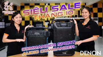 Khuyến Mãi Sốc Loa Bluetooth Denon Audio Commander và Commander Sport | Hoàng Bảo Khoa
