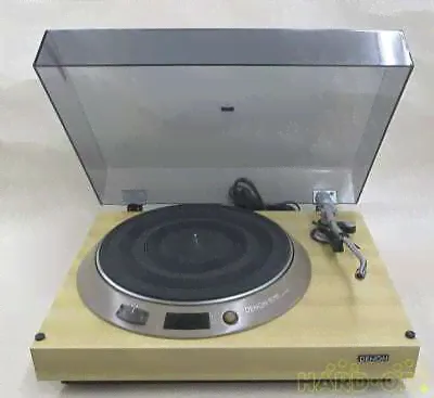 Denon DP-1700 DP-1000 Vintage Direct Drive Working VGC Turntable Used Black