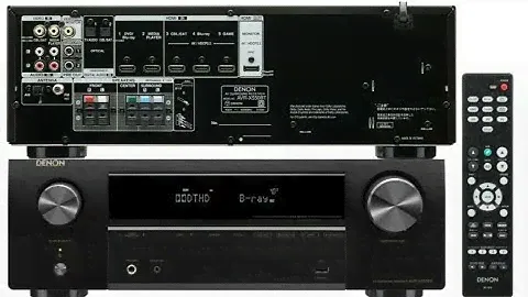 Denon AVR x550BT 5.2 Channel 130W Dolby Ture HD and DTS HD, 4K Ultra HD passthrough