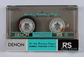 Аудиокассета DENON RS 10, Japan, Type I.