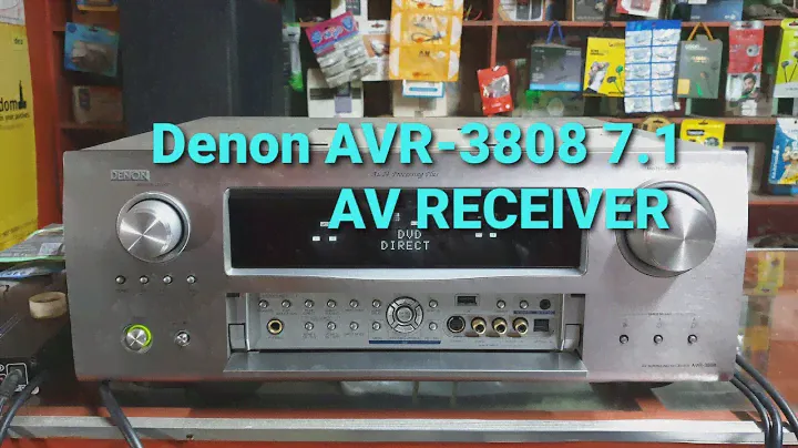 Denon AVR 3808 7.1 AV RECEIVER high power amplifier