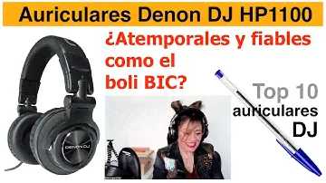 DENON DJ HP1100: un diseño atemporal. Analizamos los mejores auriculares DJ.