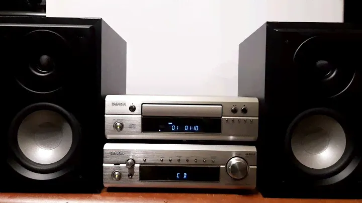 Denon set DRA F101 DCD F101 s CD mode part 1