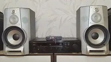 Ресивер/ усилитель Denon DRA-455. Акустика Sony. Mp3 модуль в корпусе. Радио/ Usb/ Bluetooth.