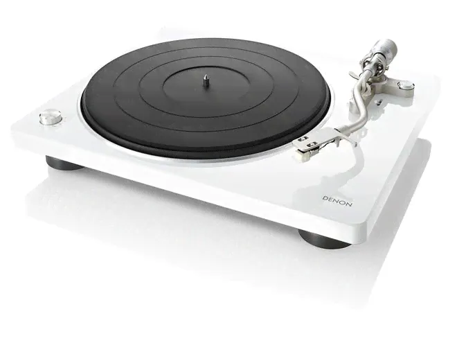 Виниловый проигрыватель Denon DP-400 White-0