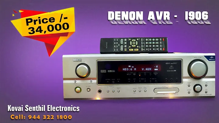 #55#DENON AV RECEIVER 7 1 AVR 1906 НА ПРОДАЖУ 34 000 рупий# Ресиверы для домашнего кинотеатра