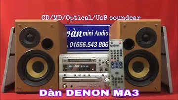 Dàn mini DENON MA3 - dải treb bá đạo - USB làm soundcard rời - Giá 3Tr4 - LH 01666.543.886