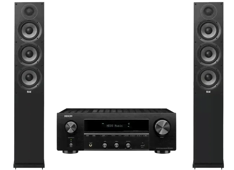 Denon DRA-800H + Elac Debut F5.2-0