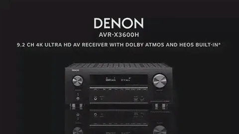Upgrade to High-Power Home Cinema: Denon AVR-X3600H 9.2ch 4K Ultra HD AV Receiver (NO)