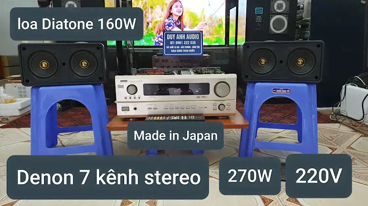 Denon 7 kênh Stereo AVR-2803 sài điện 220V Cs 270W made in Japan zin bãi loa 160W giá rẻ