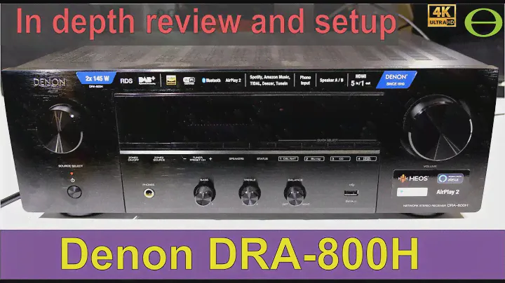 Распаковка, руководство по установке и подробный обзор стереоусилителя DENON DRA-800H.